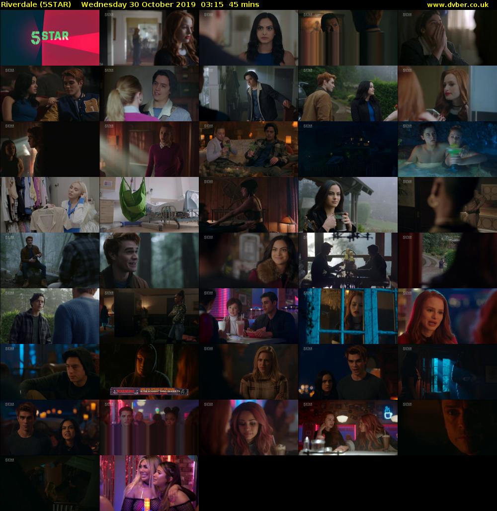 Riverdale (5STAR) Wednesday 30 October 2019 03:15 - 04:00