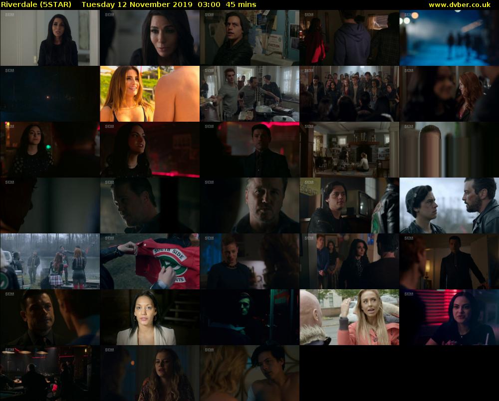 Riverdale (5STAR) Tuesday 12 November 2019 03:00 - 03:45