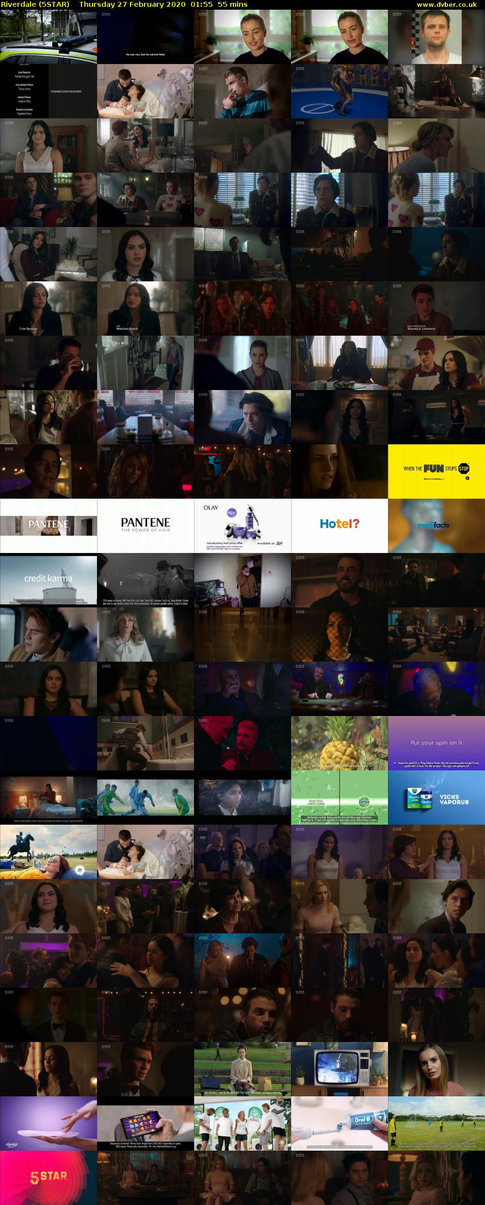 Riverdale (5STAR) Thursday 27 February 2020 01:55 - 02:50