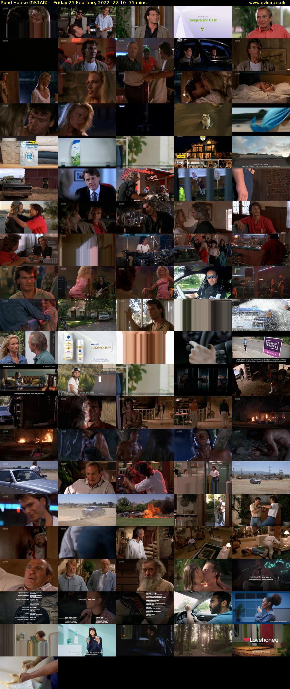 Road House (5STAR) Friday 25 February 2022 22:10 - 23:25