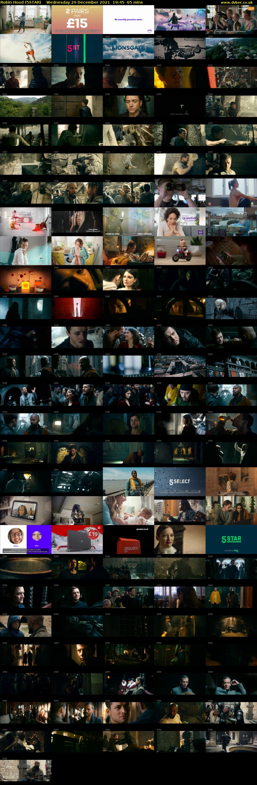 Robin Hood (5STAR) Wednesday 29 December 2021 19:45 - 20:50