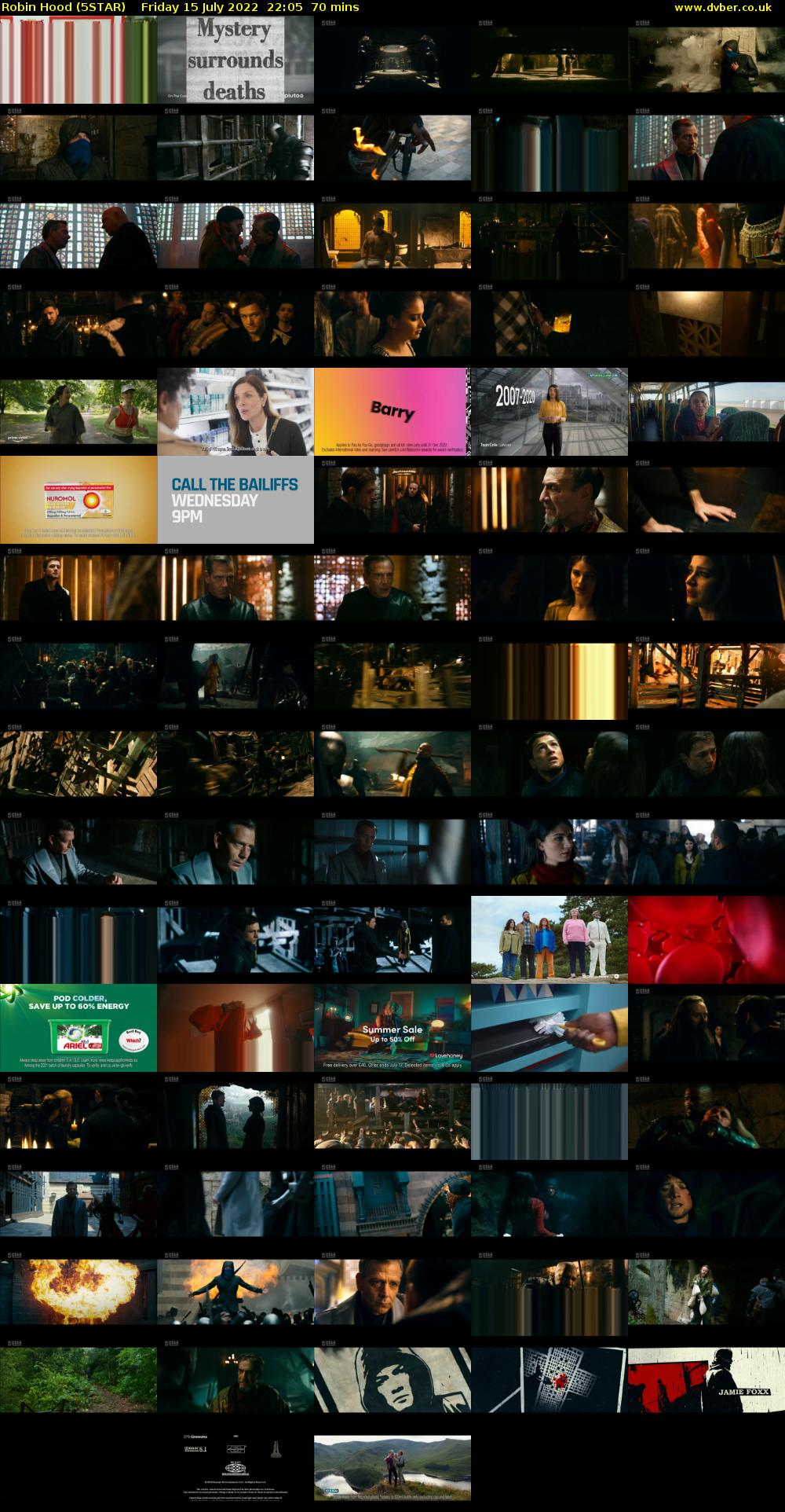 Robin Hood (5STAR) Friday 15 July 2022 22:05 - 23:15