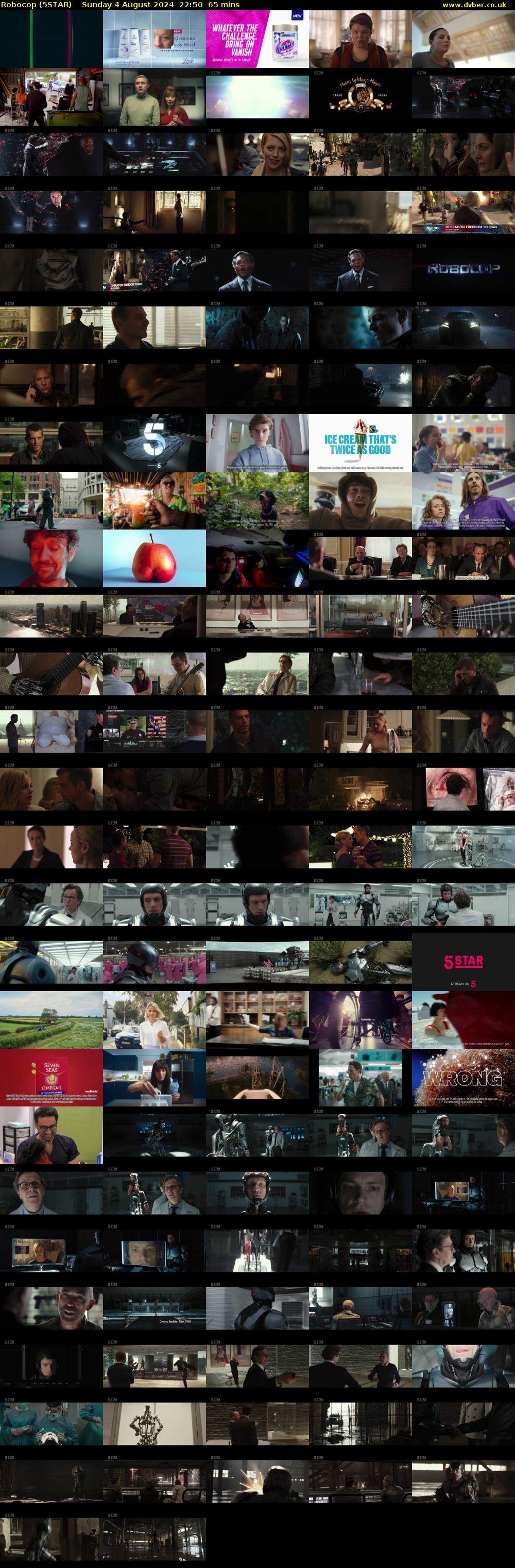 Robocop (5STAR) Sunday 4 August 2024 22:50 - 23:55