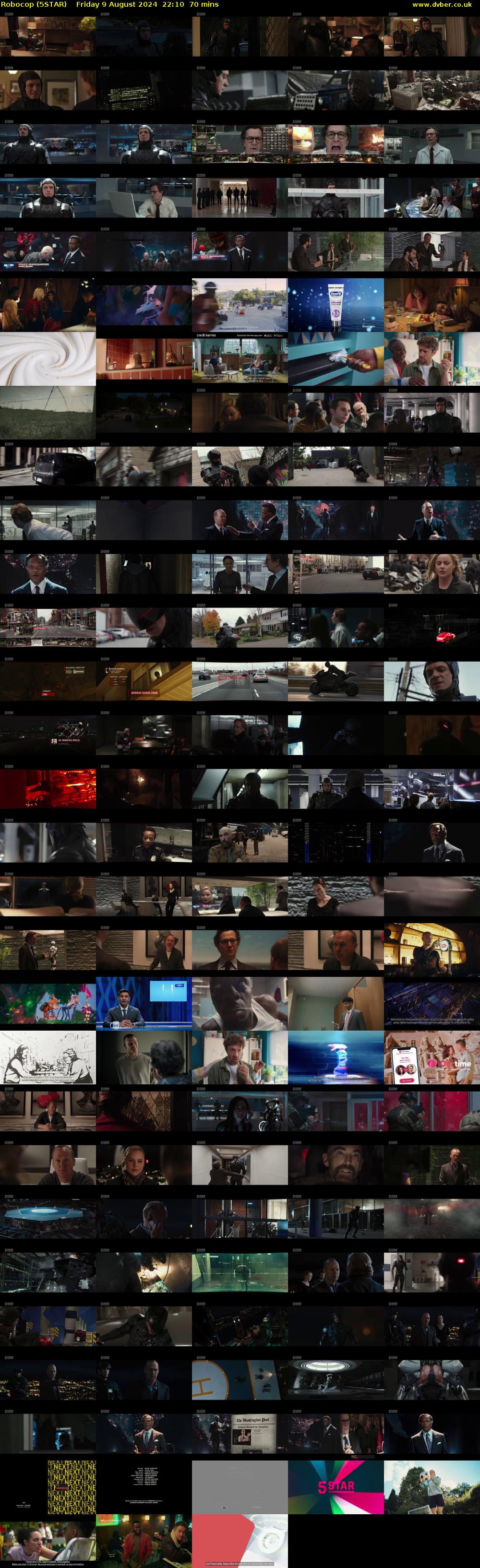 Robocop (5STAR) Friday 9 August 2024 22:10 - 23:20