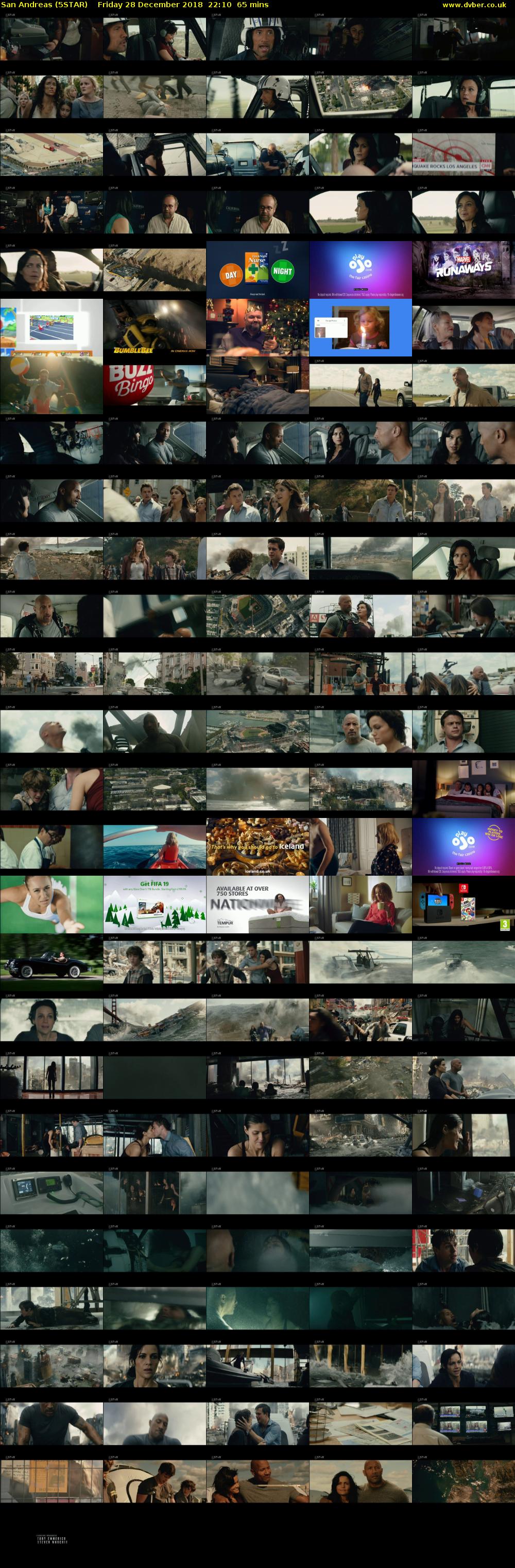 San Andreas (5STAR) Friday 28 December 2018 22:10 - 23:15