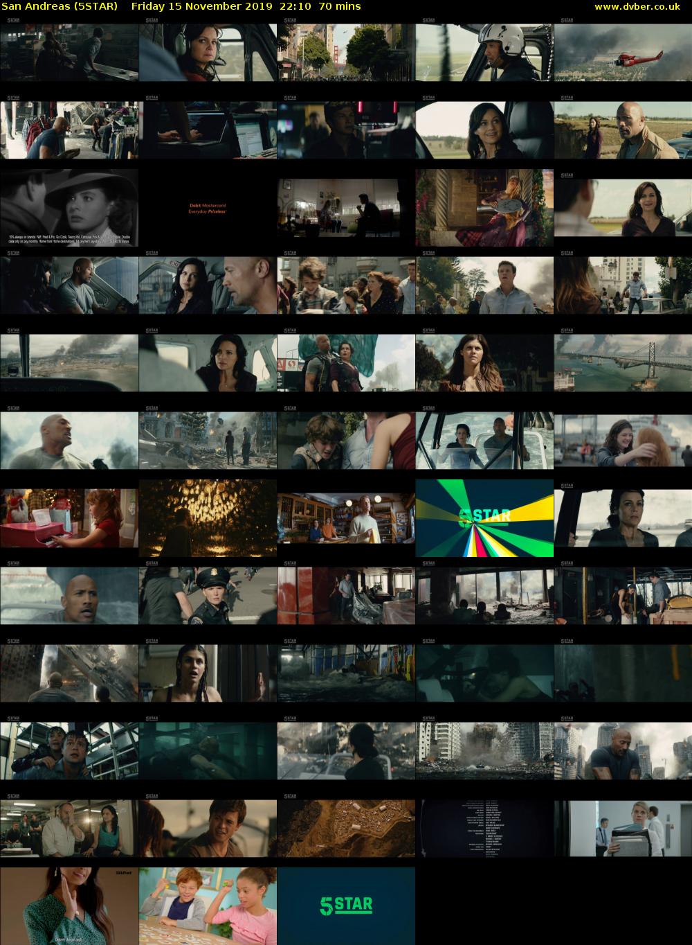 San Andreas (5STAR) Friday 15 November 2019 22:10 - 23:20