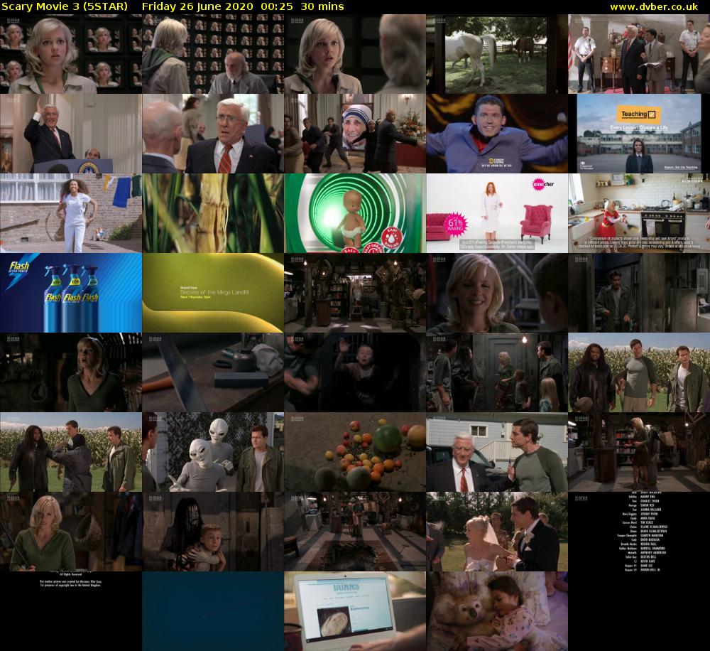 Scary Movie 3 (5STAR) Friday 26 June 2020 00:25 - 00:55
