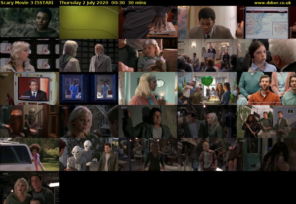 Scary Movie 3 (5STAR) Thursday 2 July 2020 00:30 - 01:00