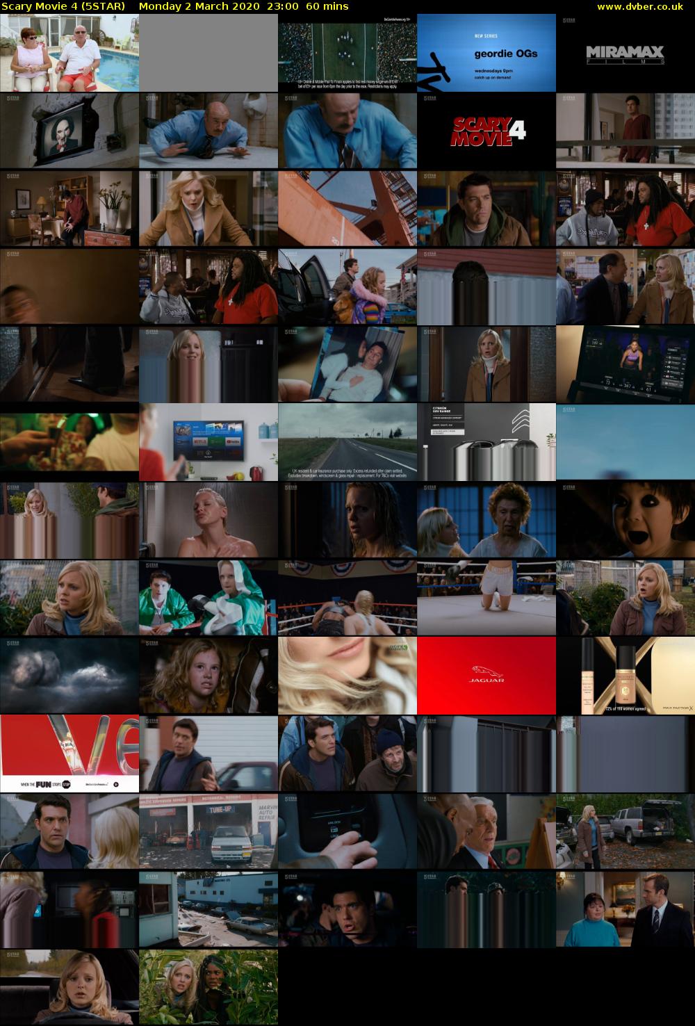 Scary Movie 4 (5STAR) Monday 2 March 2020 23:00 - 00:00