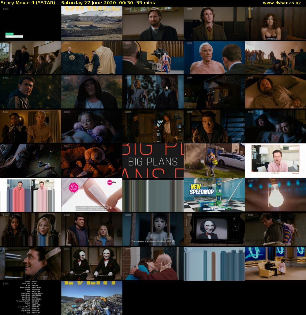 Scary Movie 4 (5STAR) Saturday 27 June 2020 00:30 - 01:05