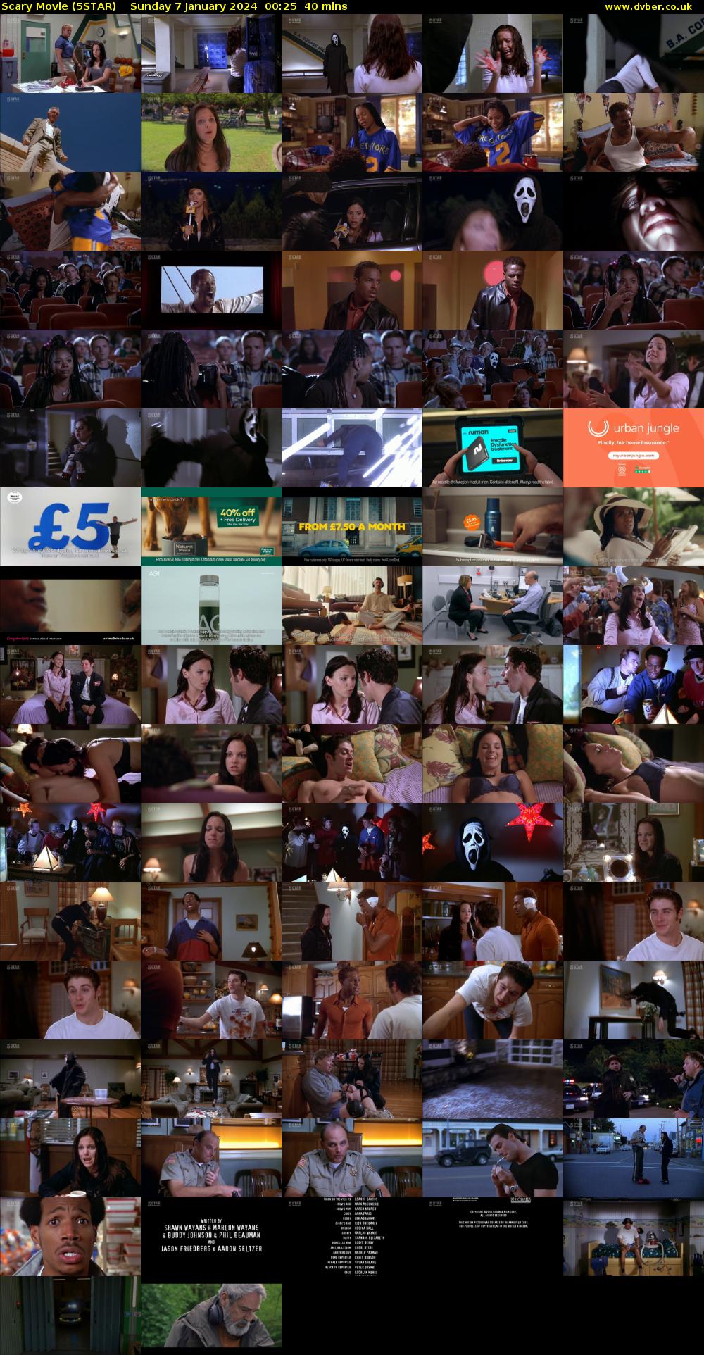 Scary Movie (5STAR) Sunday 7 January 2024 00:25 - 01:05