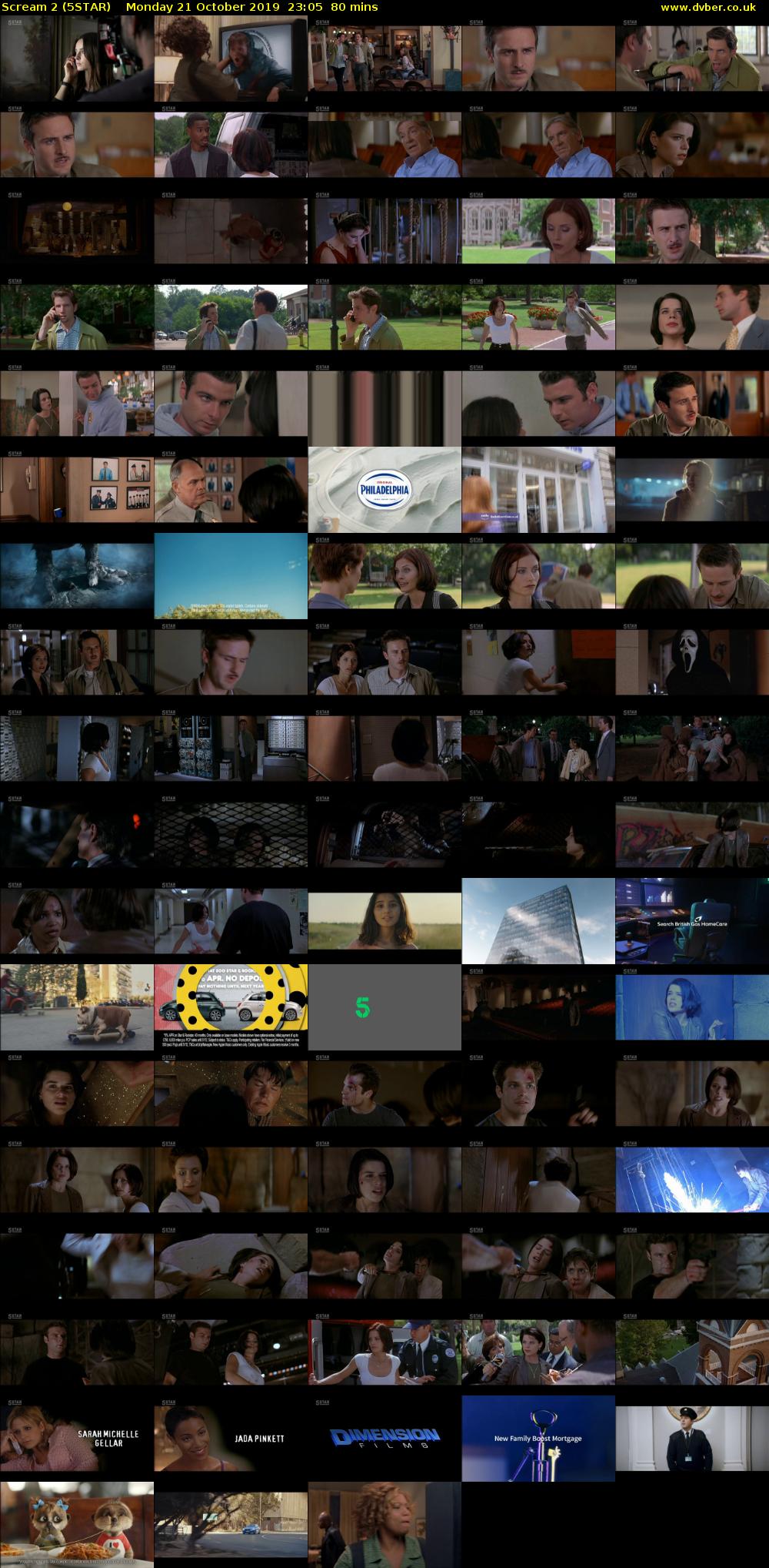 Scream 2 (5STAR) Monday 21 October 2019 23:05 - 00:25