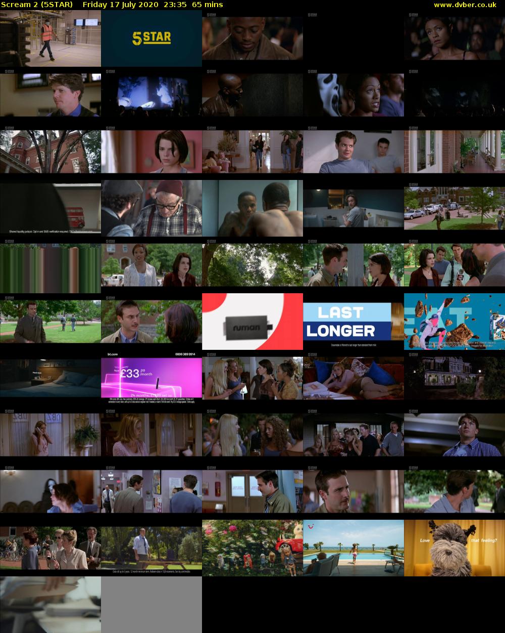 Scream 2 (5STAR) Friday 17 July 2020 23:35 - 00:40
