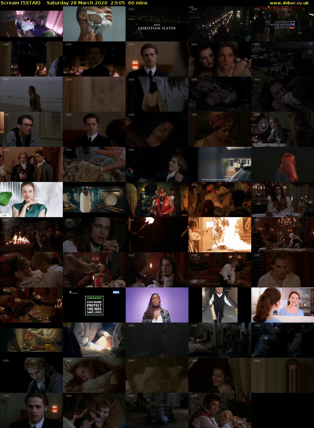 Scream (5STAR) Saturday 28 March 2020 23:05 - 00:05