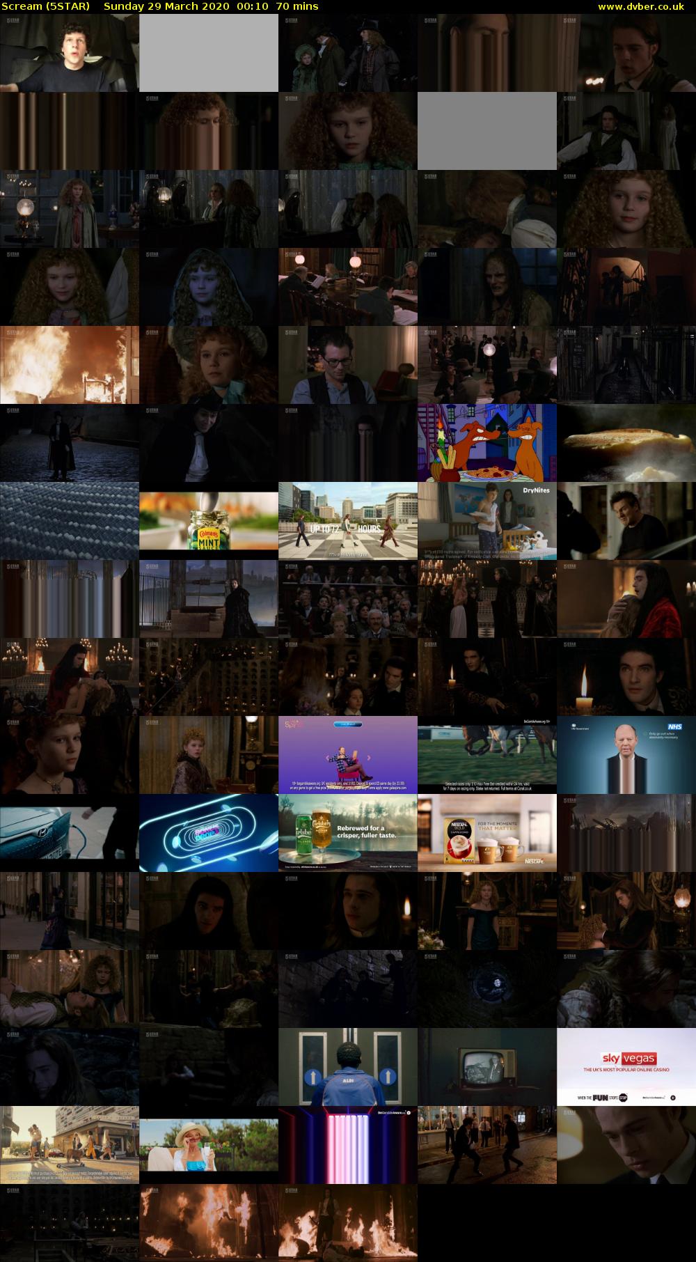 Scream (5STAR) Sunday 29 March 2020 00:10 - 02:20