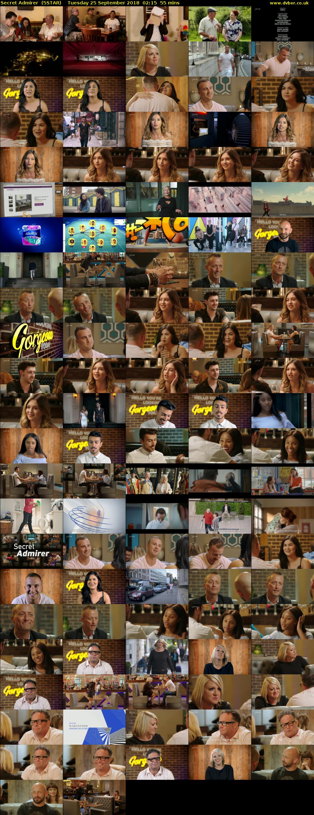 Secret Admirer  (5STAR) Tuesday 25 September 2018 02:15 - 03:10