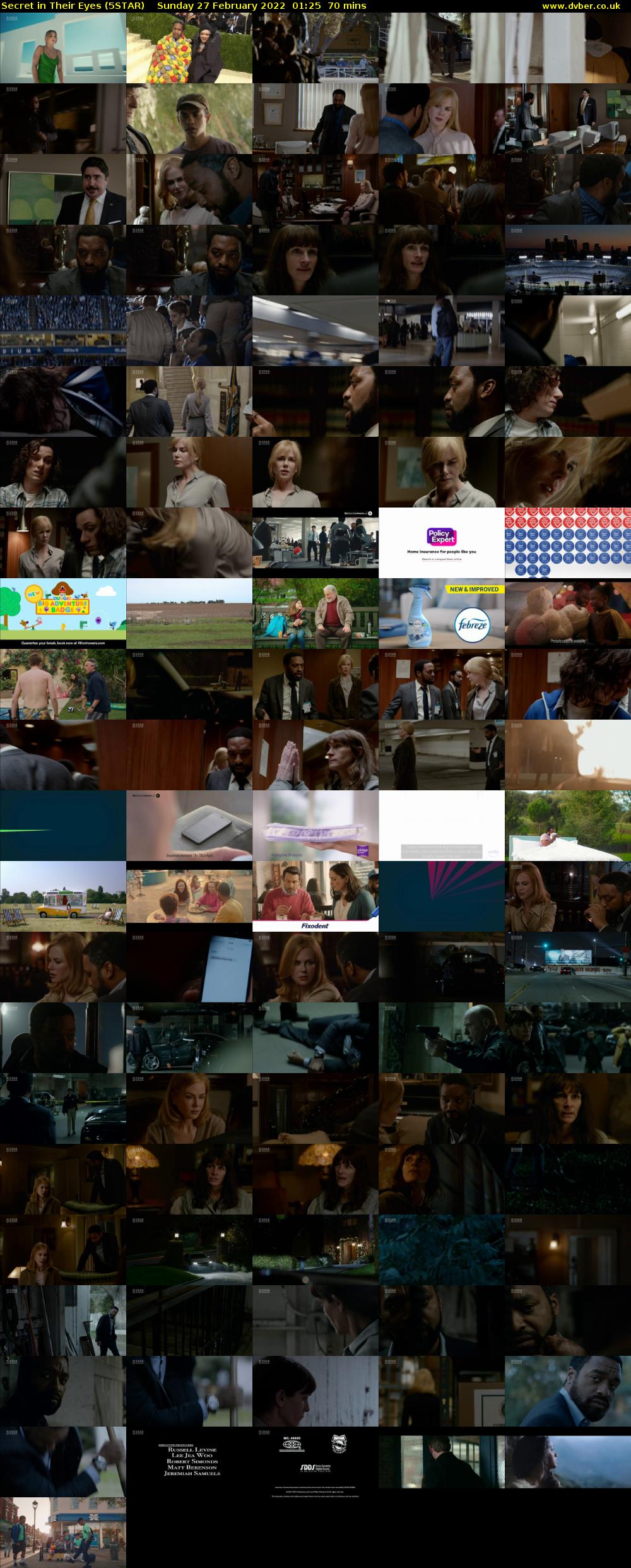 Secret in Their Eyes (5STAR) Sunday 27 February 2022 01:25 - 02:35