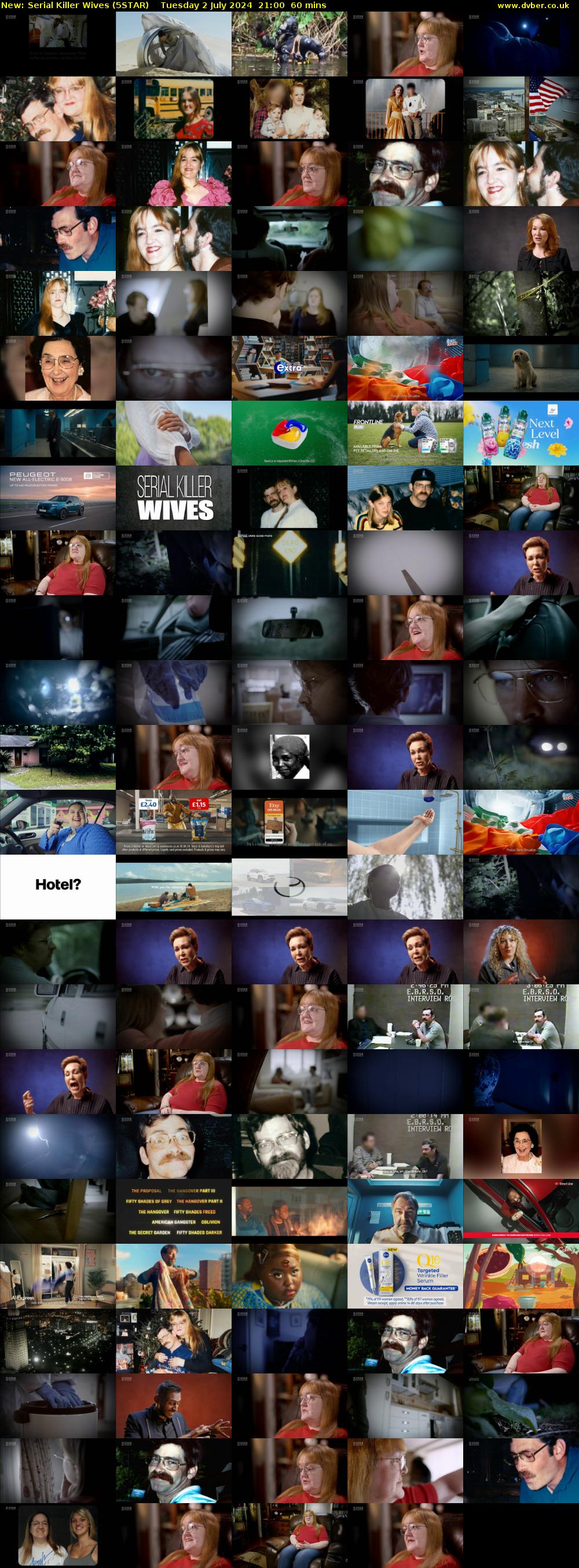 Serial Killer Wives (5STAR) Tuesday 2 July 2024 21:00 - 22:00