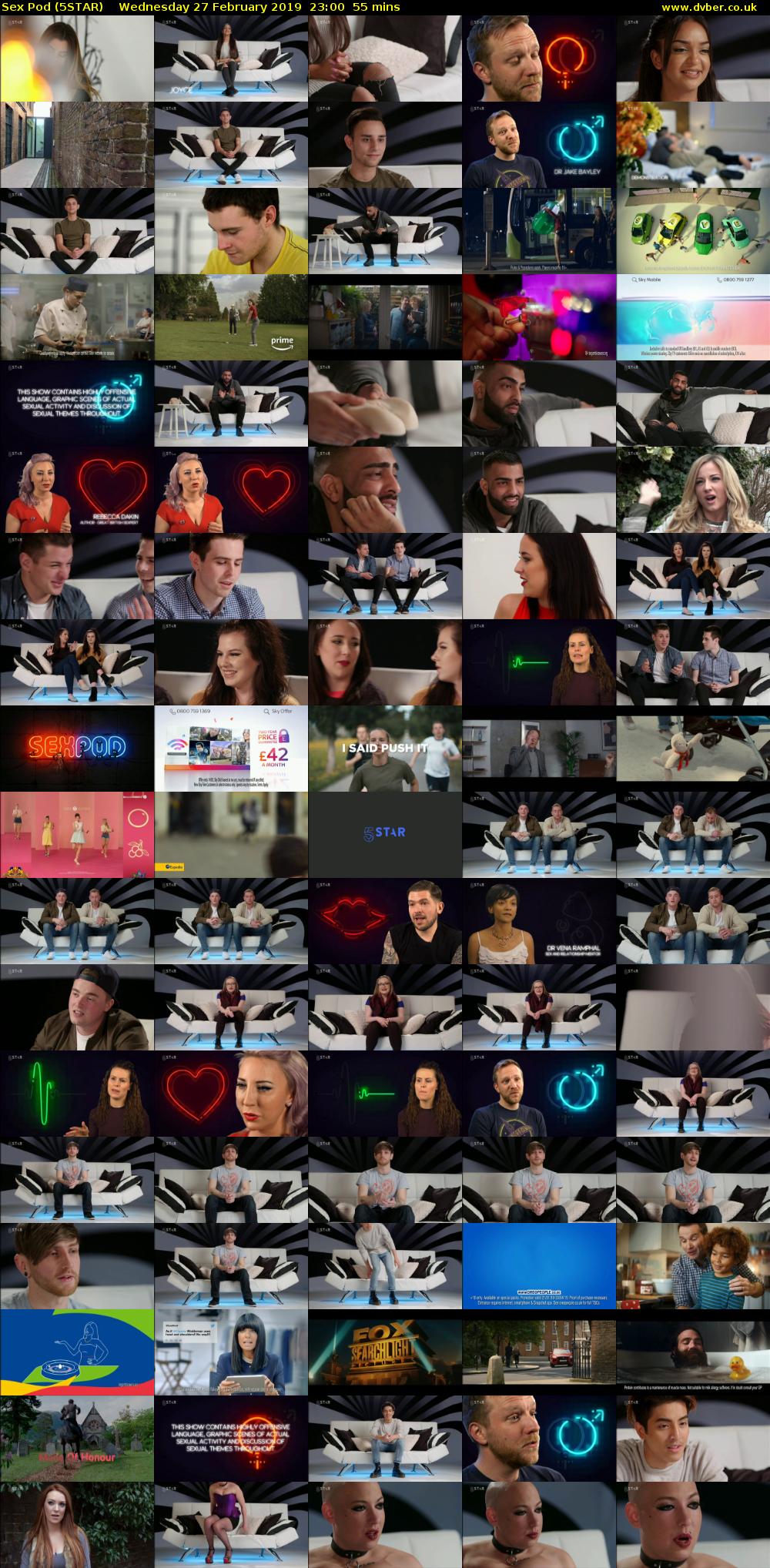 Sex Pod (5STAR) Wednesday 27 February 2019 23:00 - 23:55