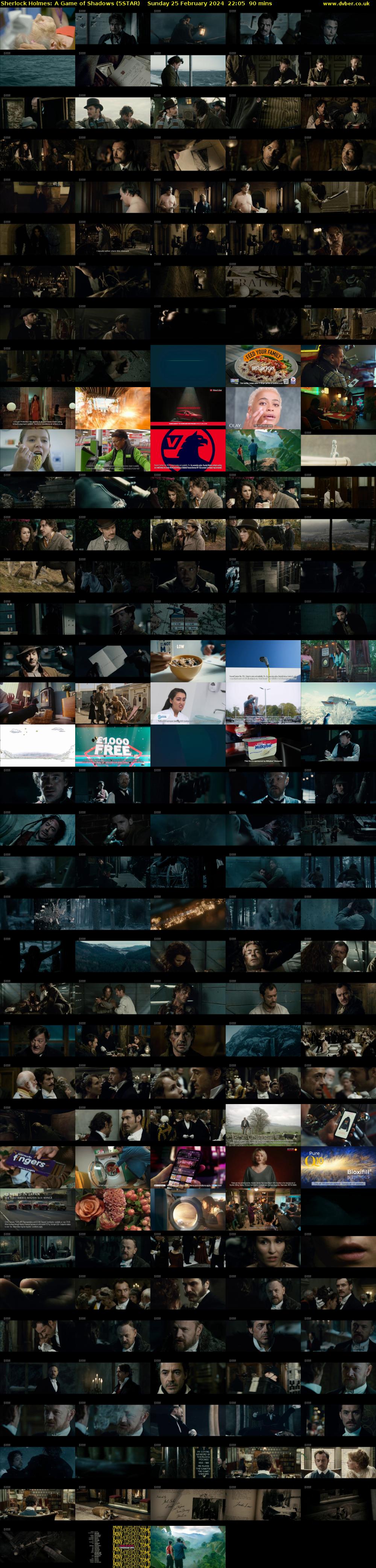 Sherlock Holmes: A Game of Shadows (5STAR) Sunday 25 February 2024 22:05 - 23:35