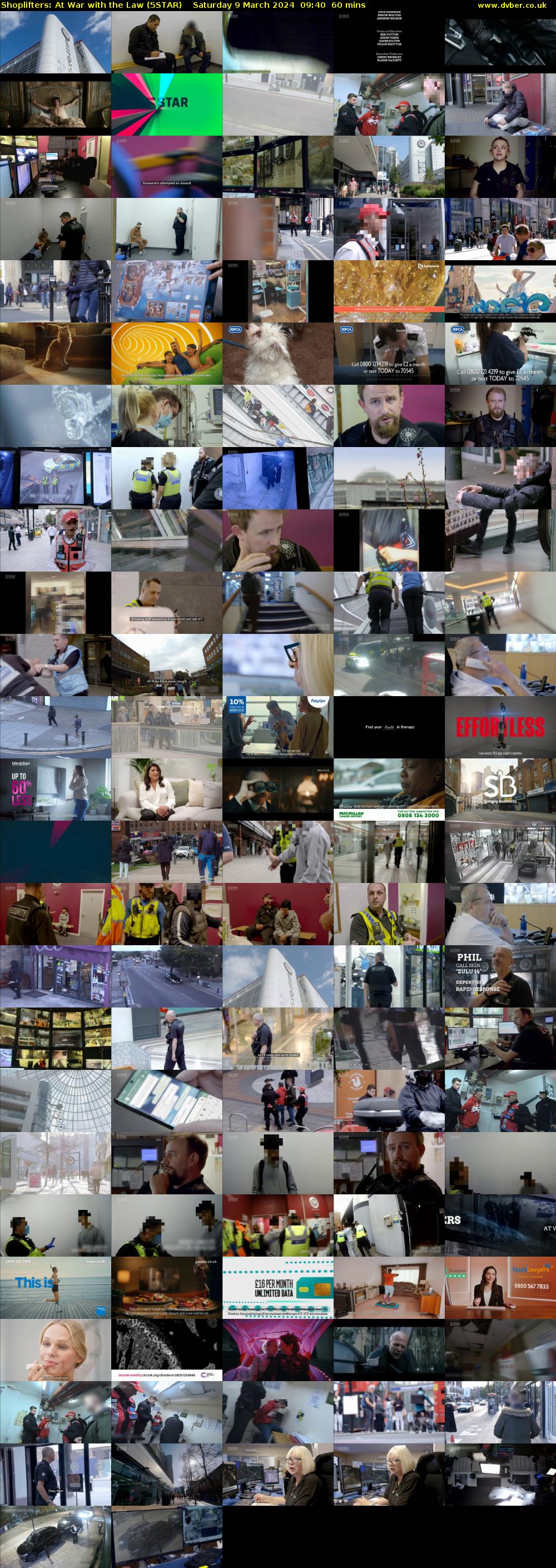 Shoplifters: At War With The Law (5STAR) Saturday 9 March 2024 09:40 - 10:40