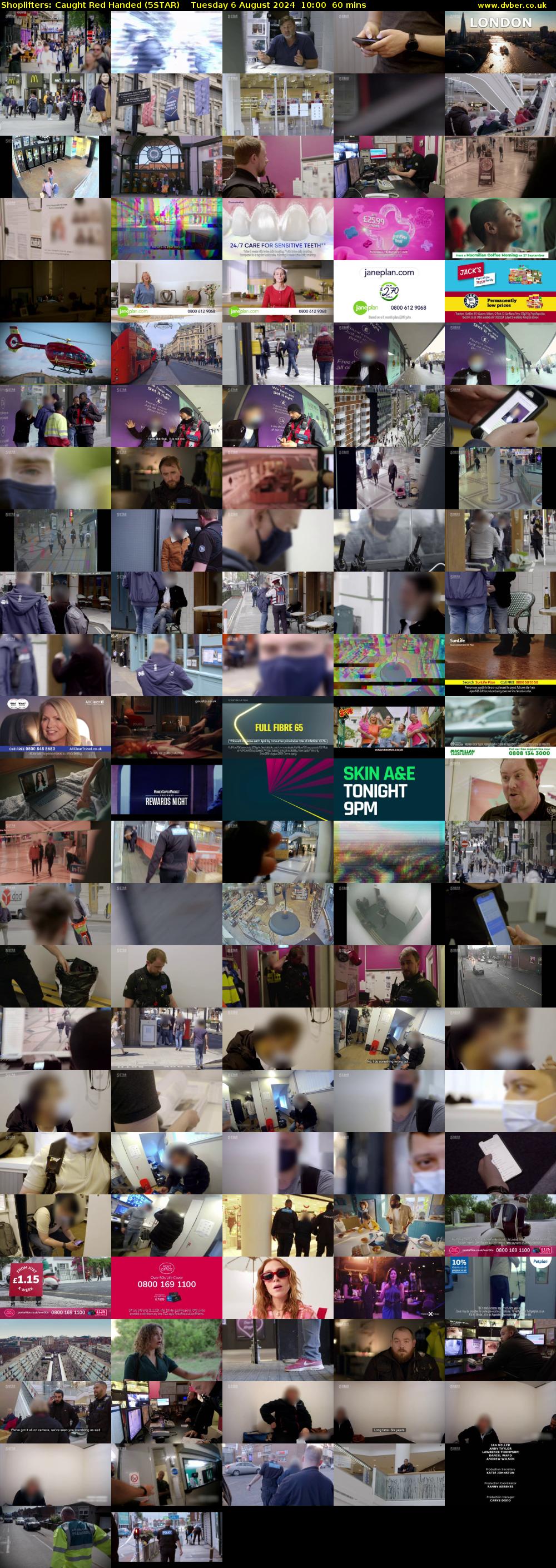 Shoplifters: Caught Red Handed (5STAR) Tuesday 6 August 2024 10:00 - 11:00