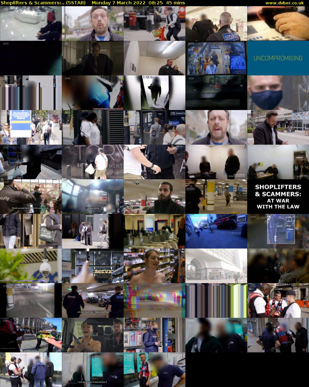 Shoplifters & Scammers:.. (5STAR) Monday 7 March 2022 08:25 - 09:10