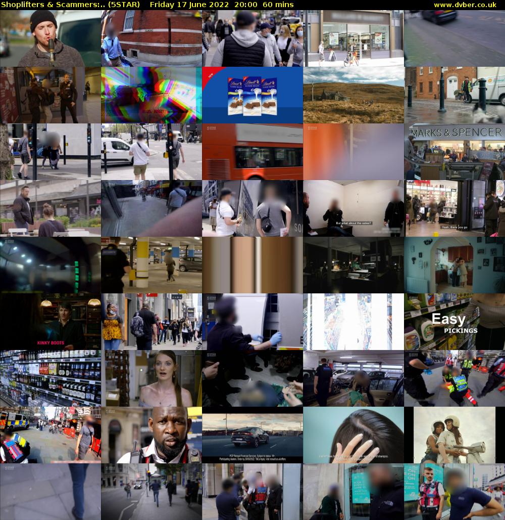 Shoplifters & Scammers:.. (5STAR) Friday 17 June 2022 20:00 - 21:00