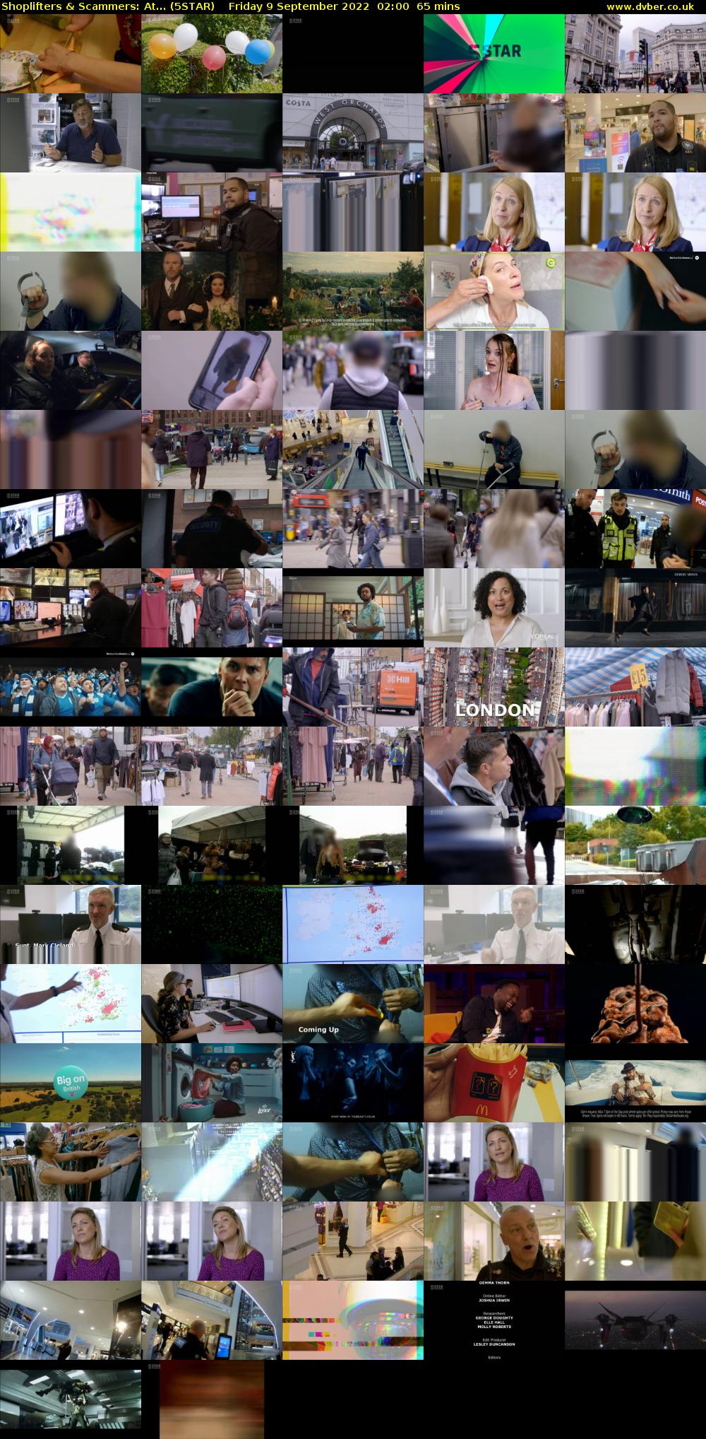 Shoplifters & Scammers: At... (5STAR) Friday 9 September 2022 02:00 - 03:05