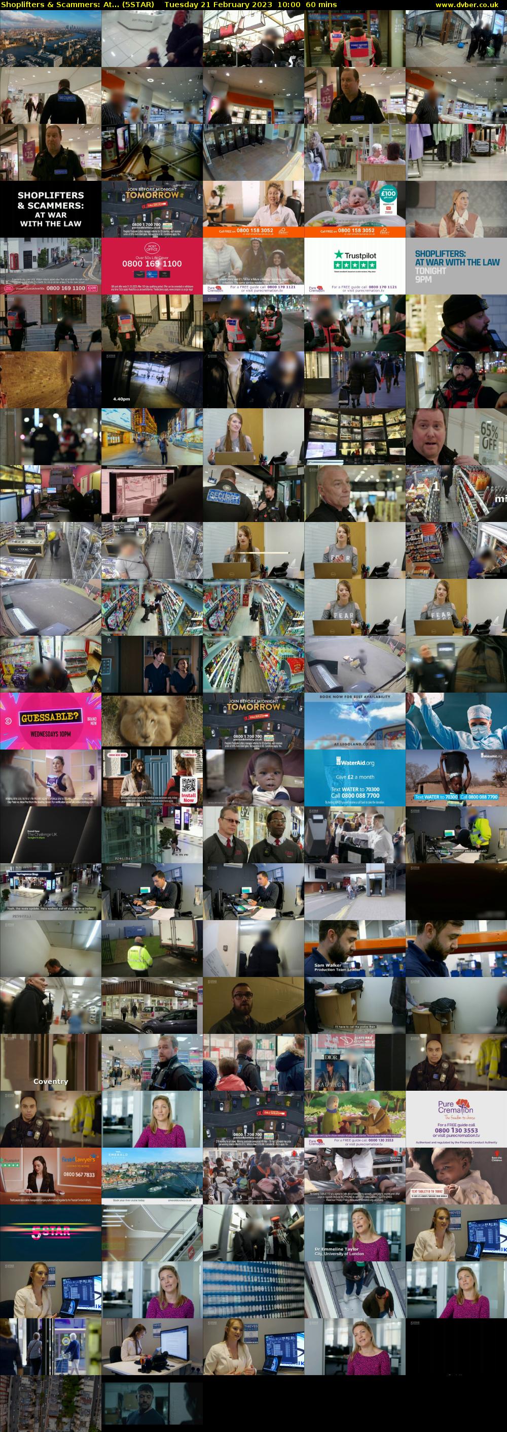 Shoplifters & Scammers: At... (5STAR) Tuesday 21 February 2023 10:00 - 11:00