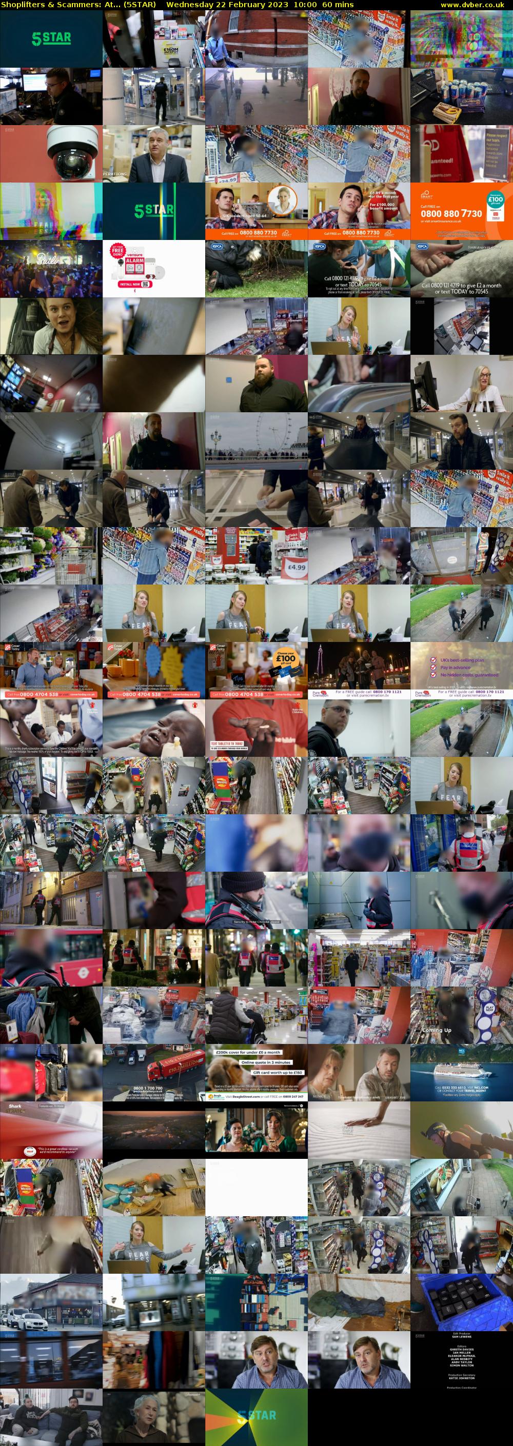 Shoplifters & Scammers: At... (5STAR) Wednesday 22 February 2023 10:00 - 11:00