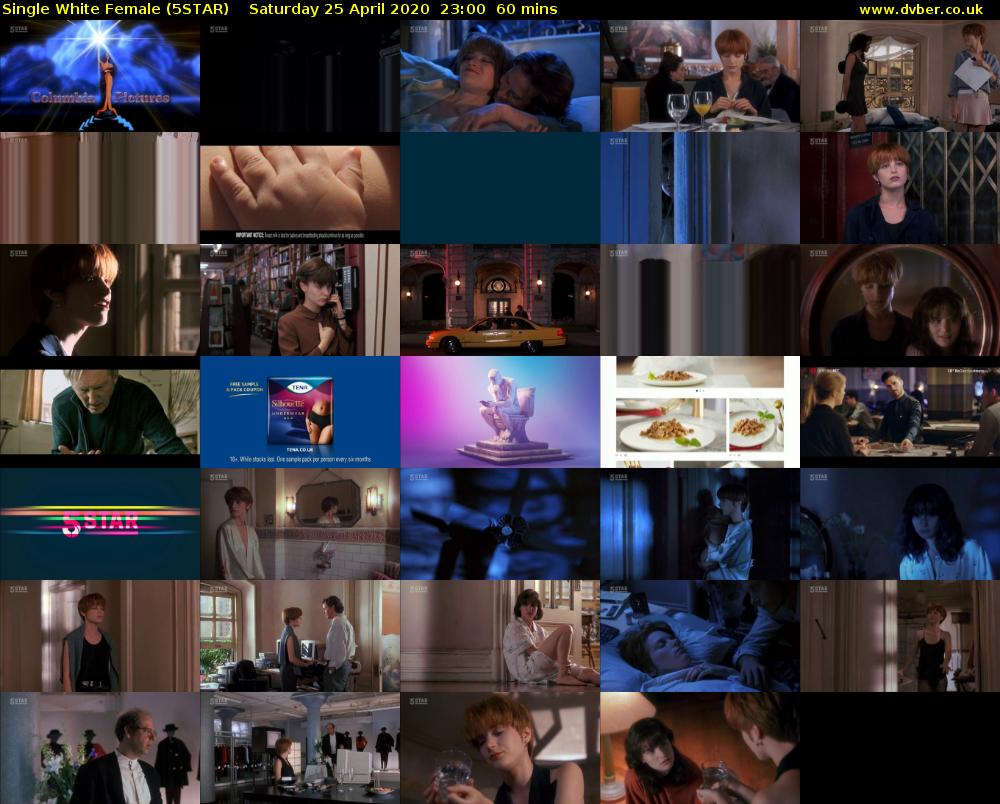 Single White Female (5STAR) Saturday 25 April 2020 23:00 - 00:00