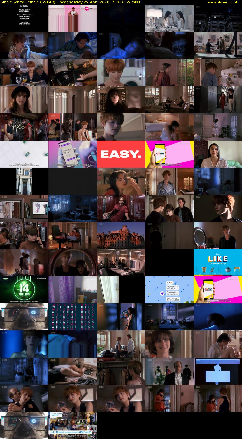 Single White Female (5STAR) Wednesday 29 April 2020 23:00 - 00:05