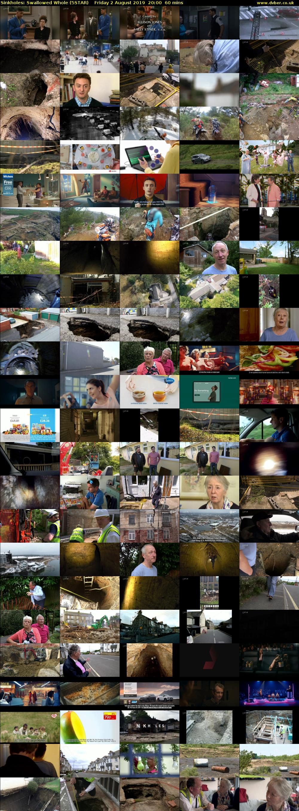 Sinkholes: Swallowed Whole (5STAR) Friday 2 August 2019 20:00 - 21:00