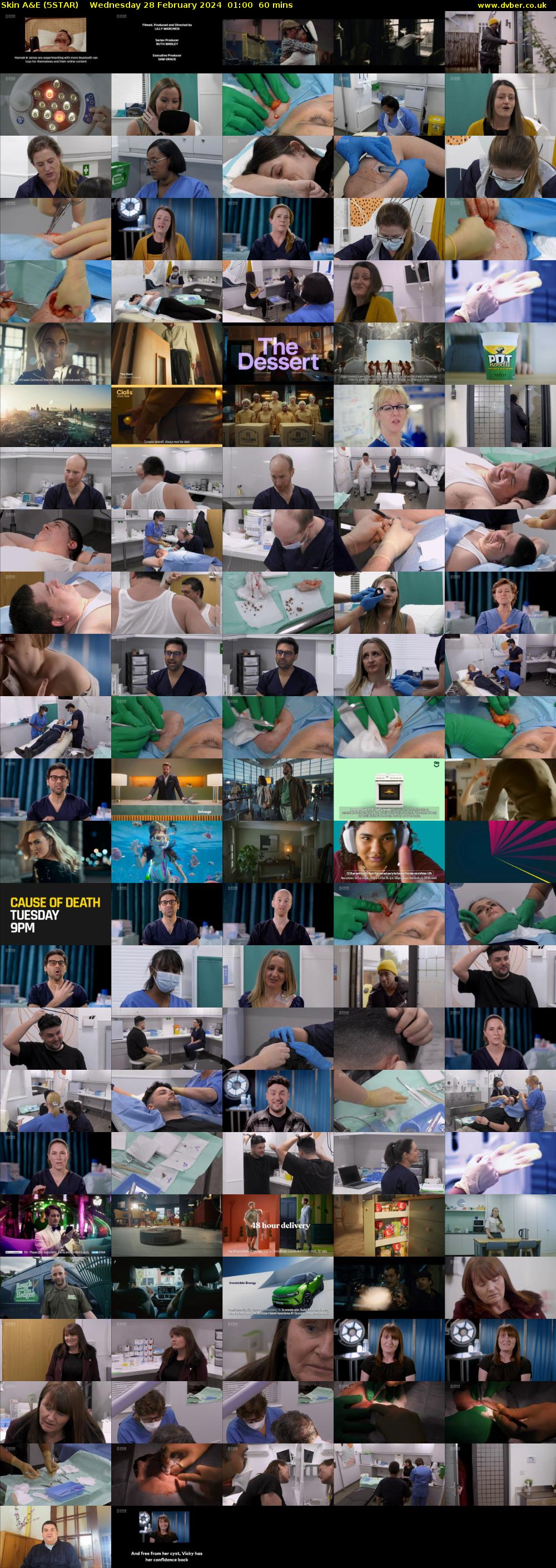 Skin A&E (5STAR) Wednesday 28 February 2024 01:00 - 02:00