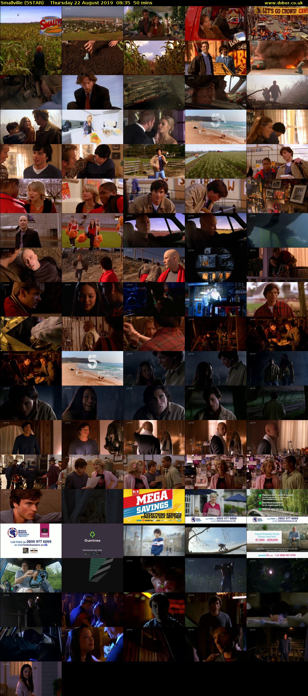 Smallville (5STAR) Thursday 22 August 2019 08:35 - 09:25