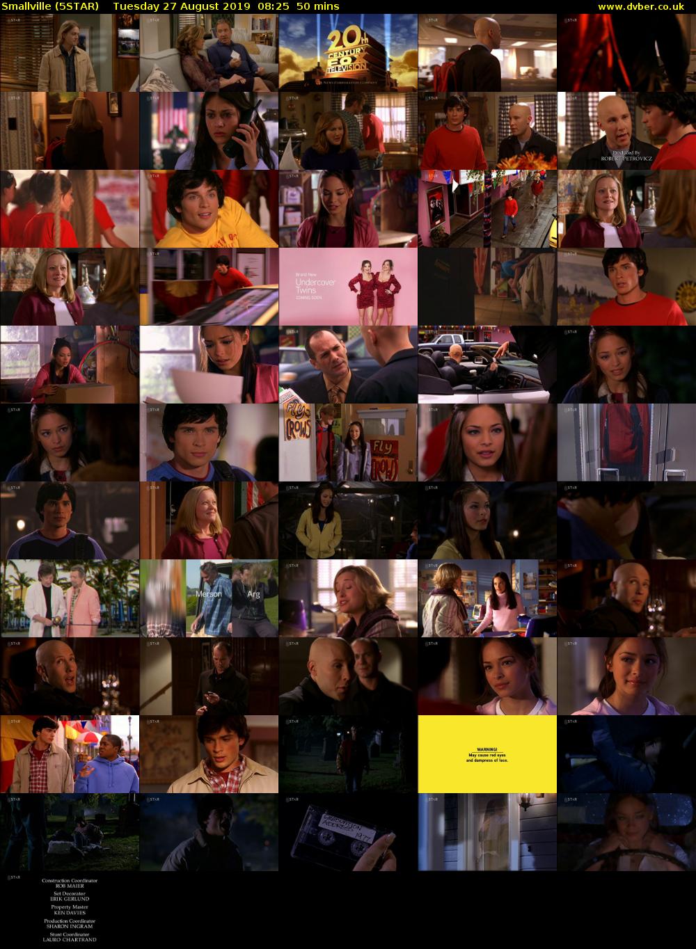 Smallville (5STAR) Tuesday 27 August 2019 08:25 - 09:15