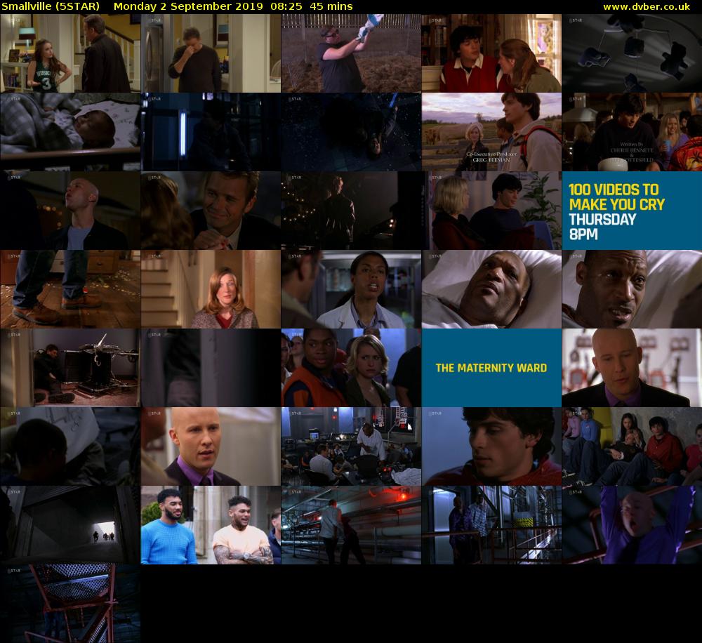 Smallville (5STAR) Monday 2 September 2019 08:25 - 09:10