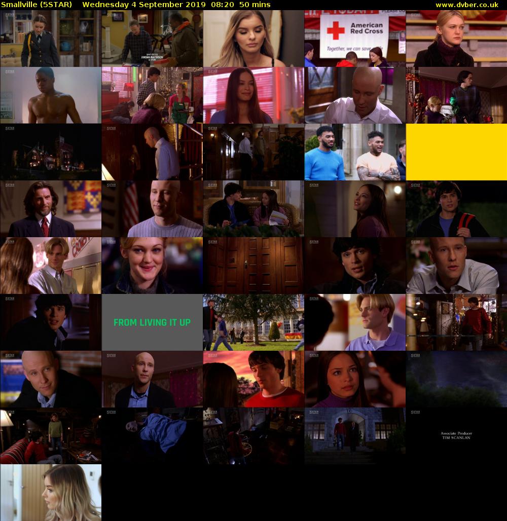 Smallville (5STAR) Wednesday 4 September 2019 08:20 - 09:10