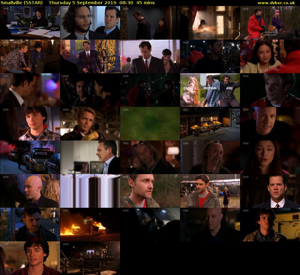 Smallville (5STAR) Thursday 5 September 2019 08:30 - 09:15