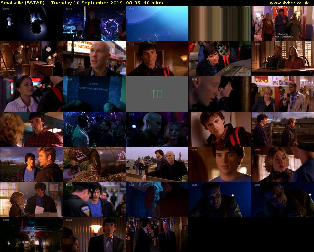 Smallville (5STAR) Tuesday 10 September 2019 08:35 - 09:15
