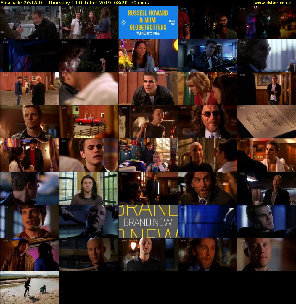 Smallville (5STAR) Thursday 10 October 2019 08:20 - 09:10