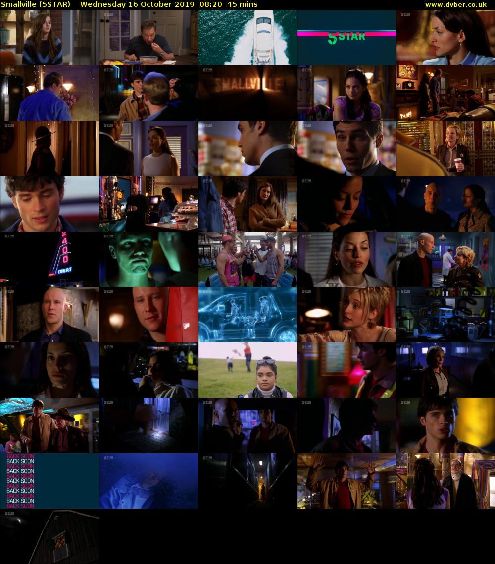 Smallville (5STAR) Wednesday 16 October 2019 08:20 - 09:05