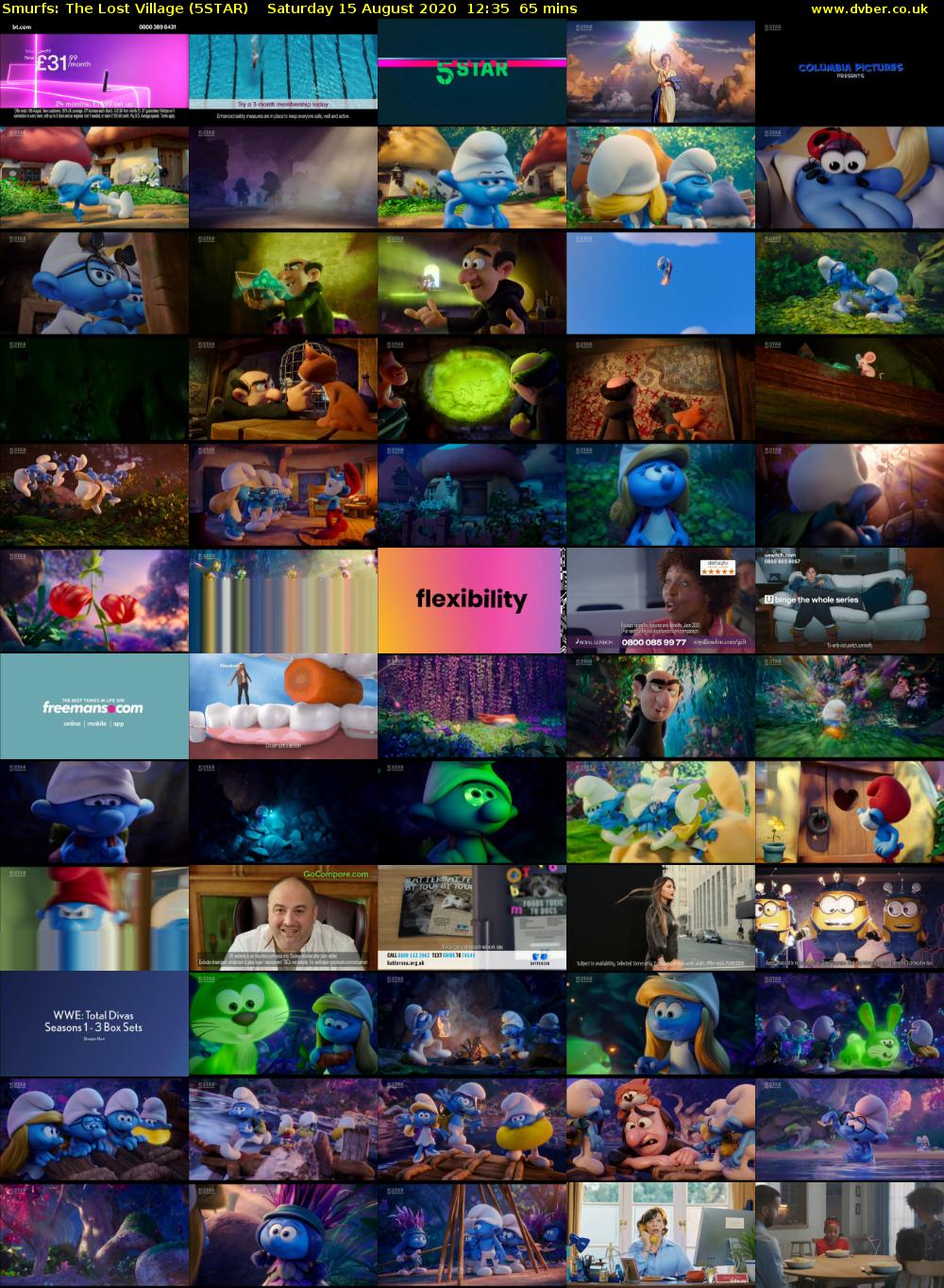 Smurfs: The Lost Village (5STAR) Saturday 15 August 2020 12:35 - 13:40