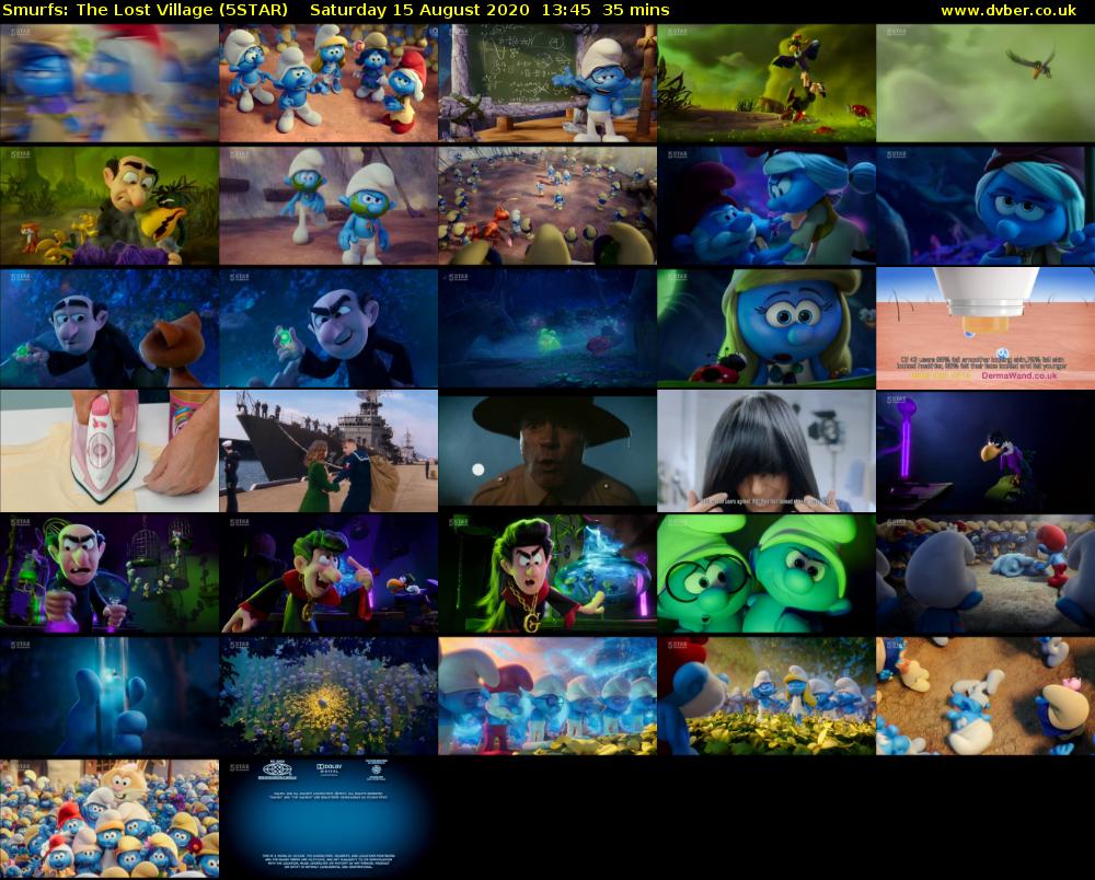 Smurfs: The Lost Village (5STAR) Saturday 15 August 2020 13:45 - 14:20