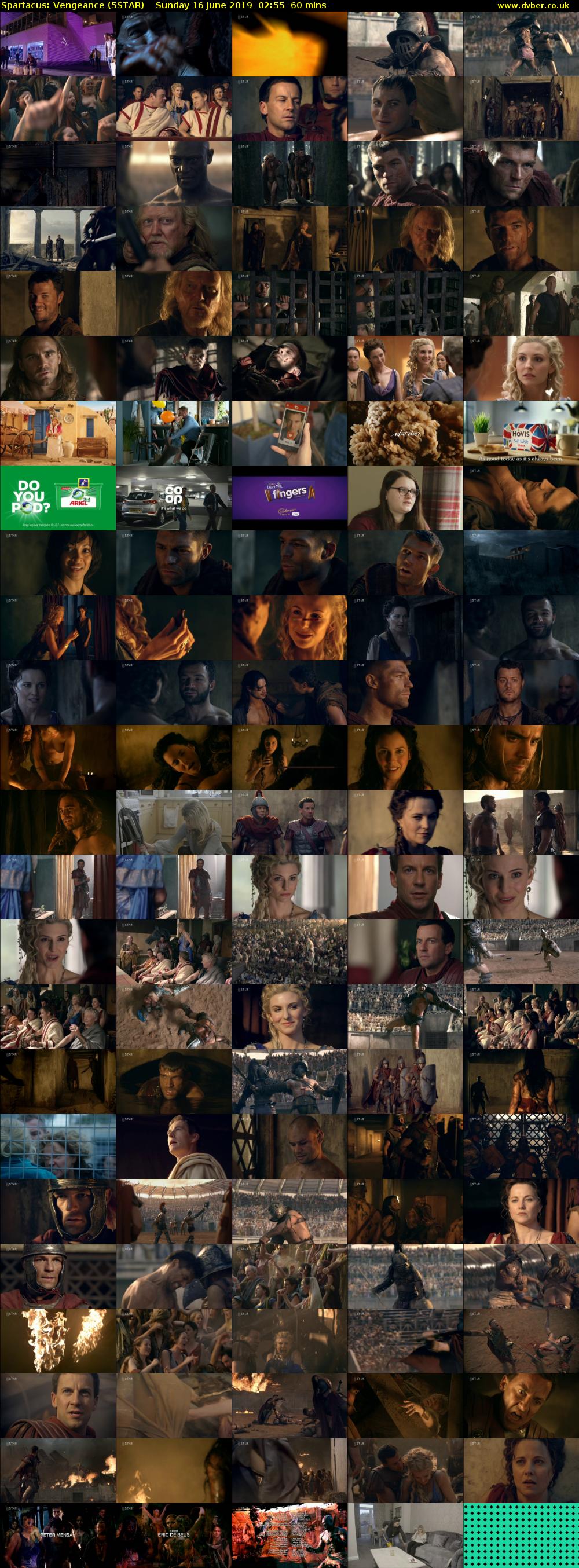Spartacus: Vengeance (5STAR) Sunday 16 June 2019 02:55 - 03:55