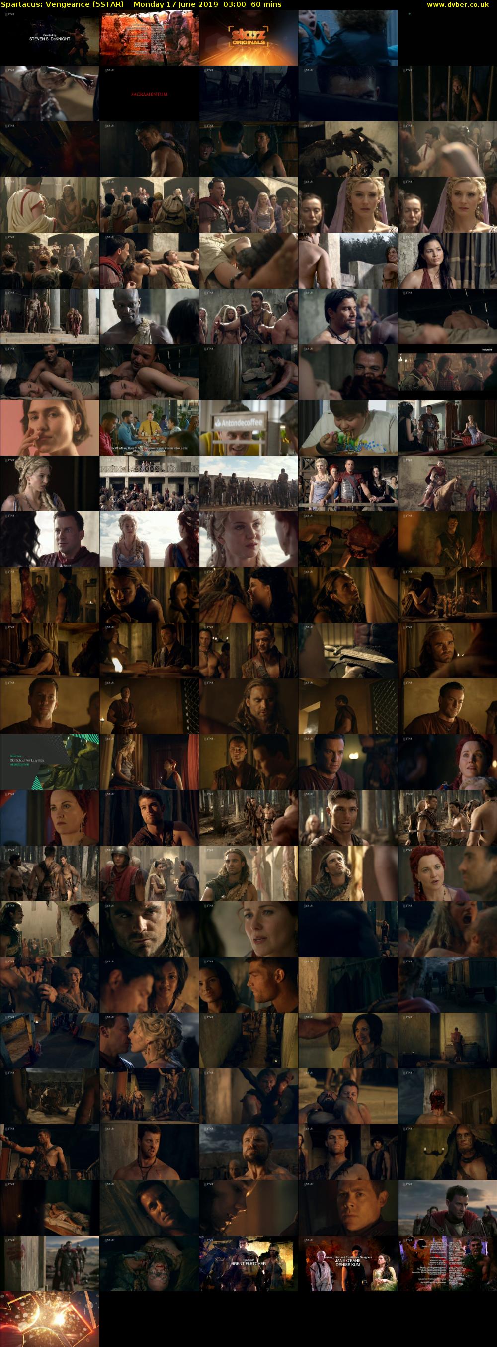 Spartacus: Vengeance (5STAR) Monday 17 June 2019 03:00 - 04:00