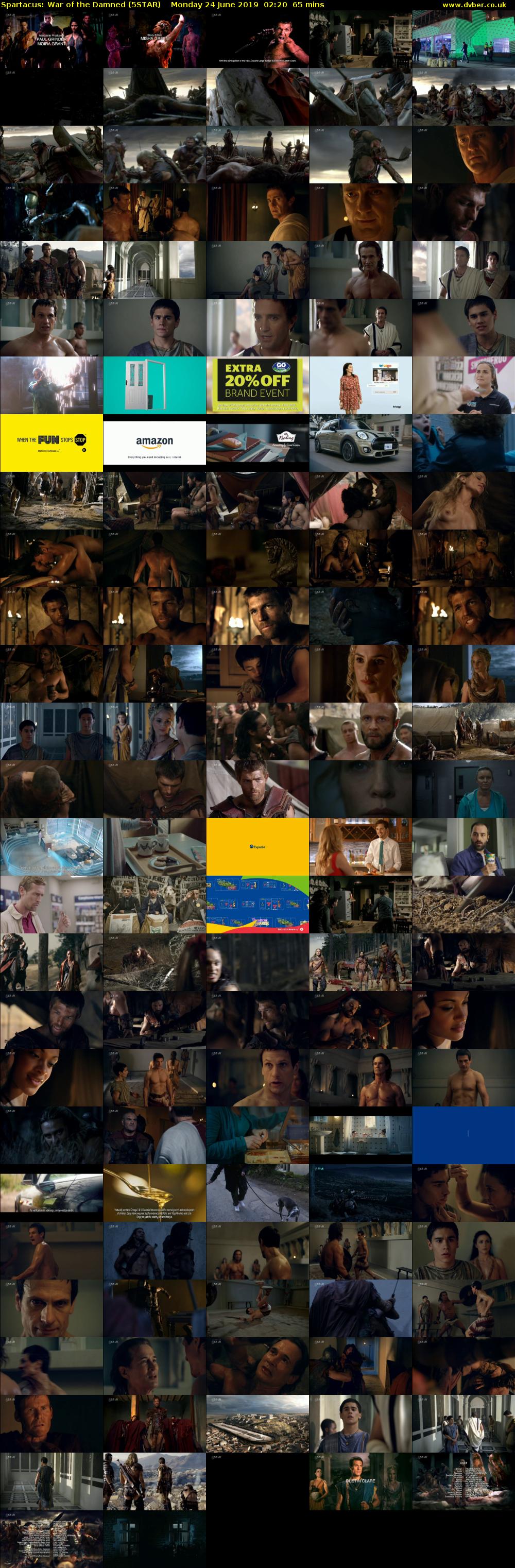 Spartacus: War of the Damned (5STAR) Monday 24 June 2019 02:20 - 03:25