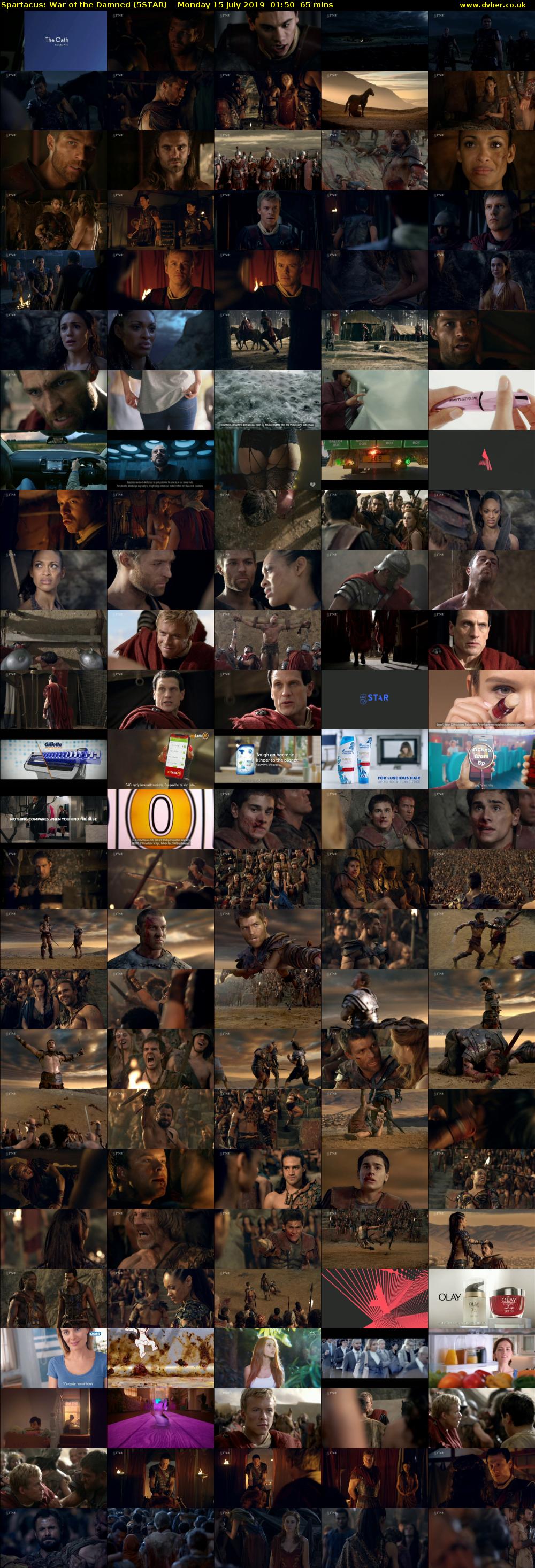 Spartacus: War of the Damned (5STAR) Monday 15 July 2019 01:50 - 02:55