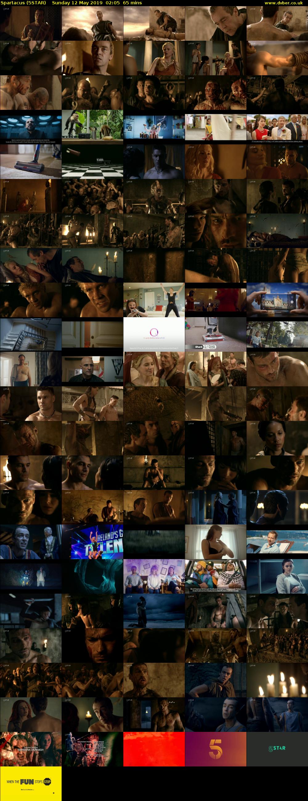 Spartacus (5STAR) Sunday 12 May 2019 02:05 - 03:10